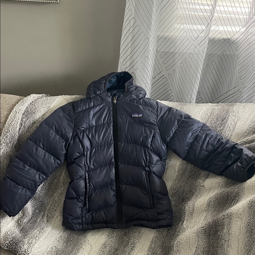 Patagonia Kids Dark Blue Puffer Jacket